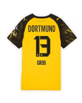 Borussia Dortmund Pascal Gross #13 Maglia Gara Casa Repliche 2025-26 Donna Maniche Corte